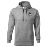 Da Oid Sinzer Bier Sweatshirt Hoody Herren Grau Meliert Puster Front